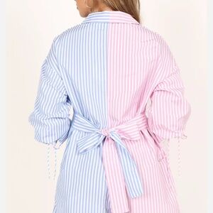 Petal & Pup Della Stripe Long Sleeve Romper